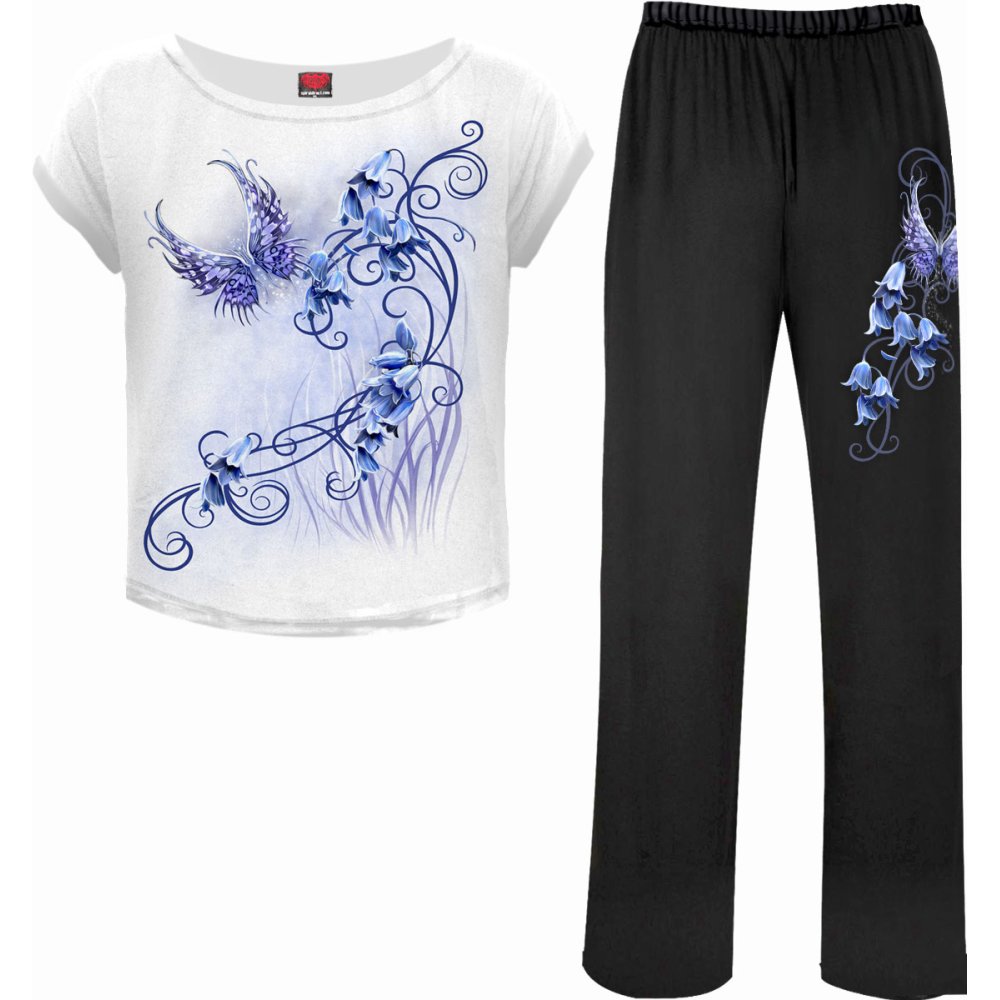 Spiral - BLUEBELL FAIRY Pyjama - Schwarz/Weiß